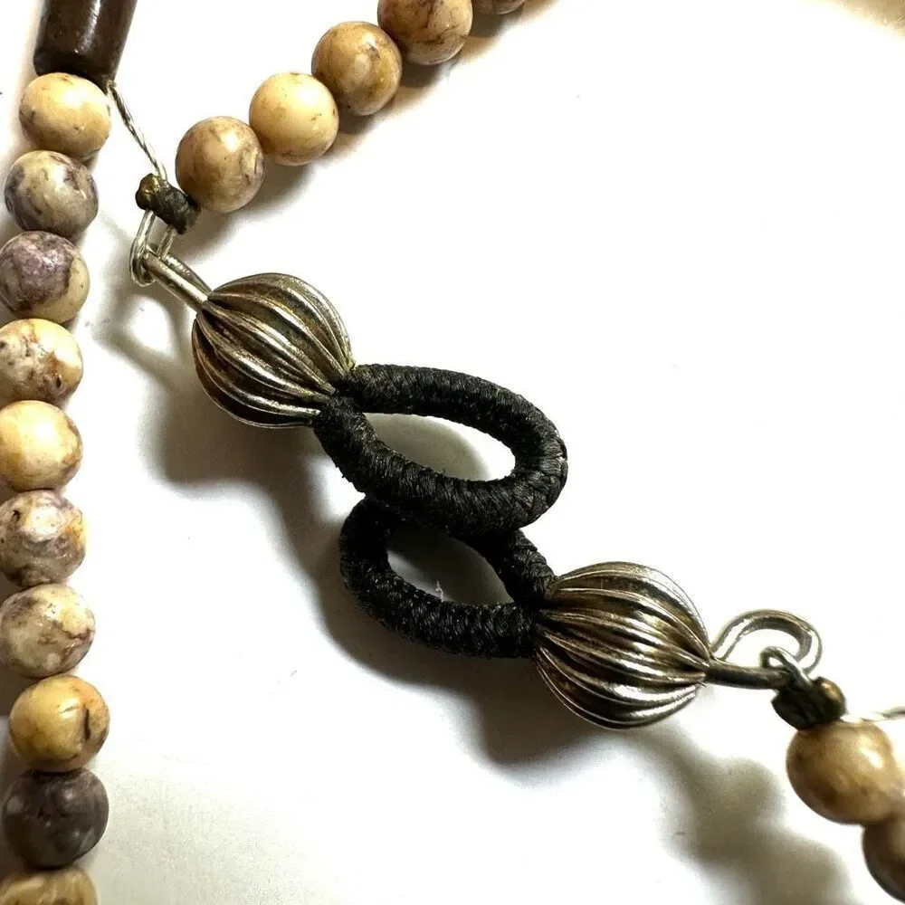 Mahogany obsidian eyeglass chain